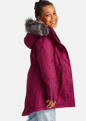 HUPPA tüdrukute talveparka Vivian bordoolilla KUNSTKARVAGA 200 gr soojustusega-vihma ja tuulekindel-KOHE LAOS-SUPER HIND - Image 3