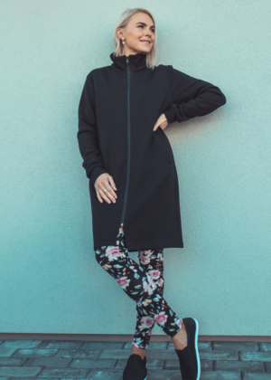 Mugavad venivast kangast musta  taustaga  retuusid Roosi- KOHE LAOS M, L, XL ja XXL - Image 4