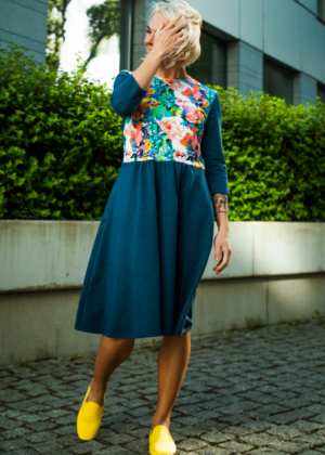 Armas sinine  taskutega kleit Brita Kevad- kohe laos suurused XS, S ja XL-teised suurused tellimisel-KLIENTIDE LEMMIK - Image 10