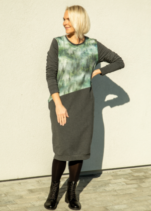 Stiilne tumehall taskutega pusakleit Udune Mets-Kohe laos suurus M(38-40) - Image 7