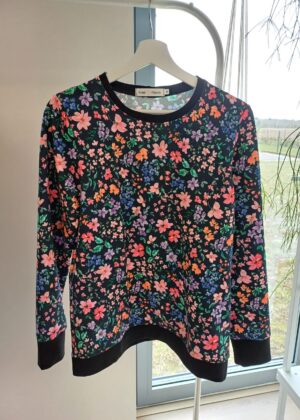 Naiste puuvillane käsitöö pusa Aasalilled kollane-UUDIS - Image 2