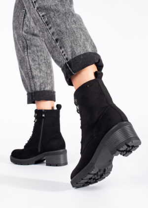 Madala kontsaga kõrvalt lukuga naiste mustad poolsaapad suurusele 39-KOHE LAOS VIIMASED - Image 4