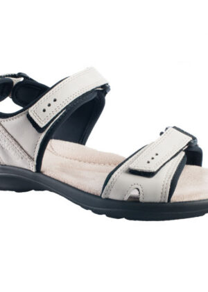 NATURAALSEST NAHAST Eestis käsitööna valminud kerged  sandaalid Liiva valge-KOHE LAOS - Image 3