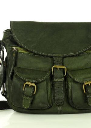 Stiilne NATURAALSEST NAHAST Marco Mazzini mahukas roheline naiste käekott-KOHE LAOS-HEA HIND