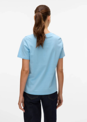 VERO MODA  naiste puuvillane särk Paulina sinine-UUDIS-KOHE LAOS - Image 4